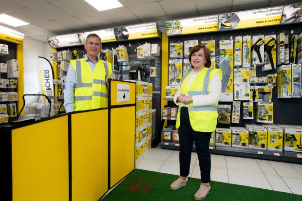 Dodds visits Craigavon area companies 